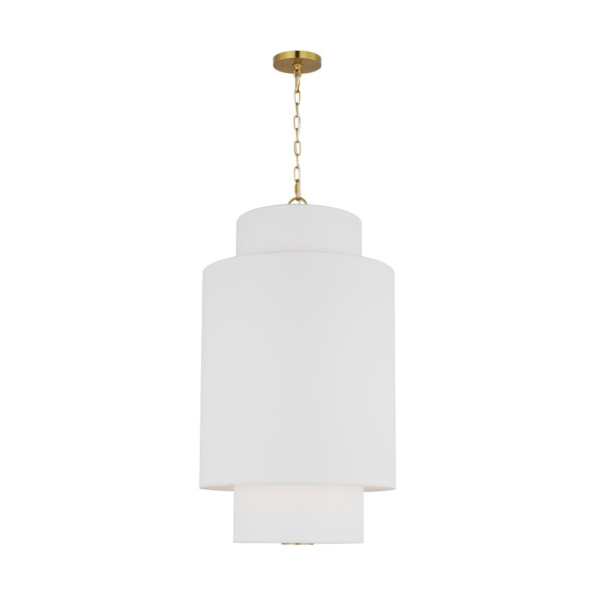 Sawyer Small Hanging Shade LIGHTING - pendant Visual Comfort Burnished Brass