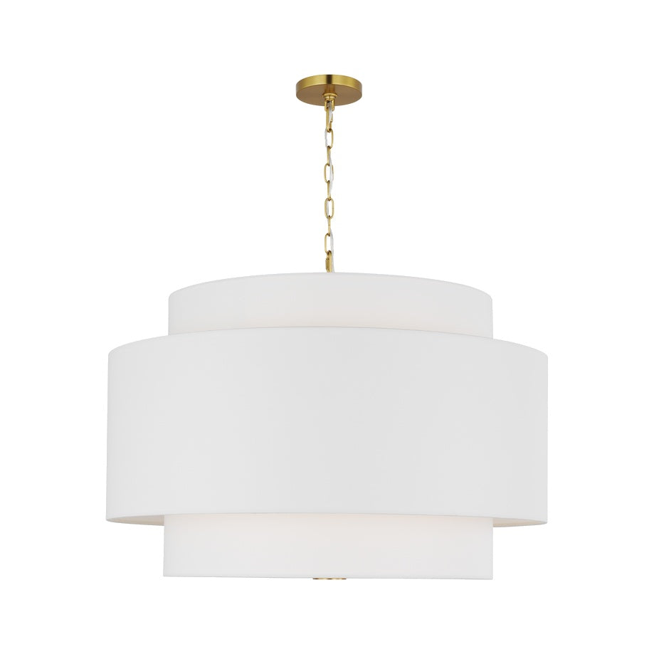 Sawyer Extra Large Hanging Shade LIGHTING - pendant Visual Comfort Burnished Brass