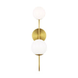 Noemie Large Sconce LIGHTING - sconce Visual Comfort Burnished Brass