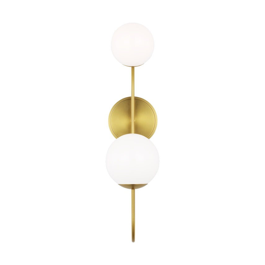 Noemie Large Sconce LIGHTING - sconce Visual Comfort Burnished Brass