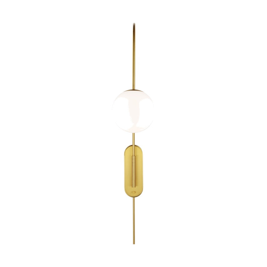 Noemie Grand Sconce LIGHTING - sconce Visual Comfort Burnished Brass