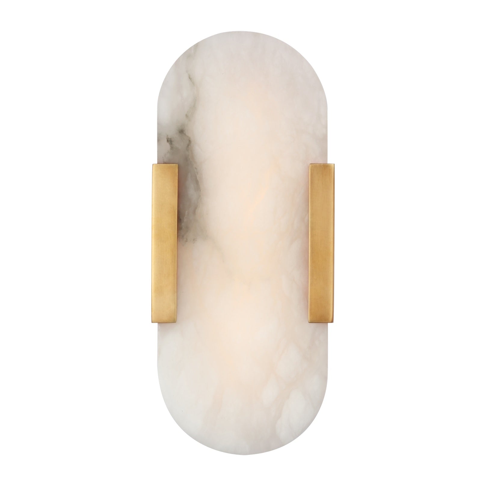 Melange 10" Elongated Sconce LIGHTING - sconce Visual Comfort Antique-Burnished Brass
