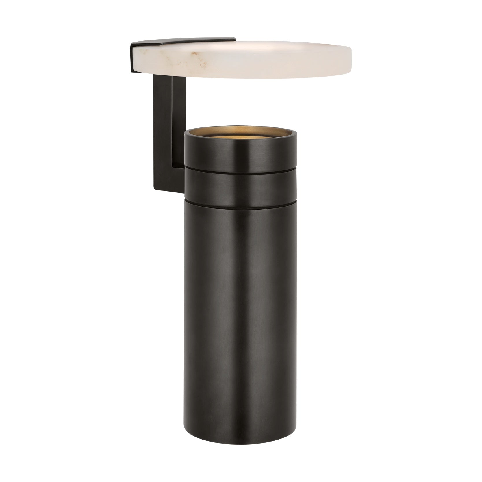 Melange 9" Rechargeable Floating Disc Accent Lamp LIGHTING - table lamp Visual Comfort Bronze