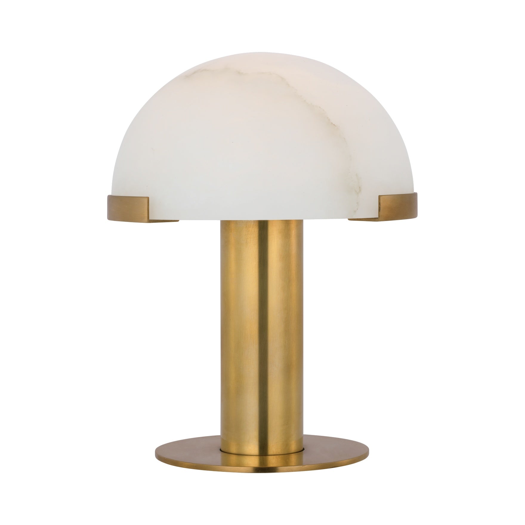 Melange 8" Rechargeable Accent Lamp LIGHTING - table lamp Visual Comfort - Signature Antique-Burnished Brass