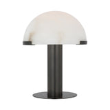 Melange 12" Rechargeable Table Lamp LIGHTING - table lamp Visual Comfort Bronze