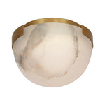 Melange 5" Solitaire Flush Mount LIGHTING - flush mount Visual Comfort Antique-Burnished Brass
