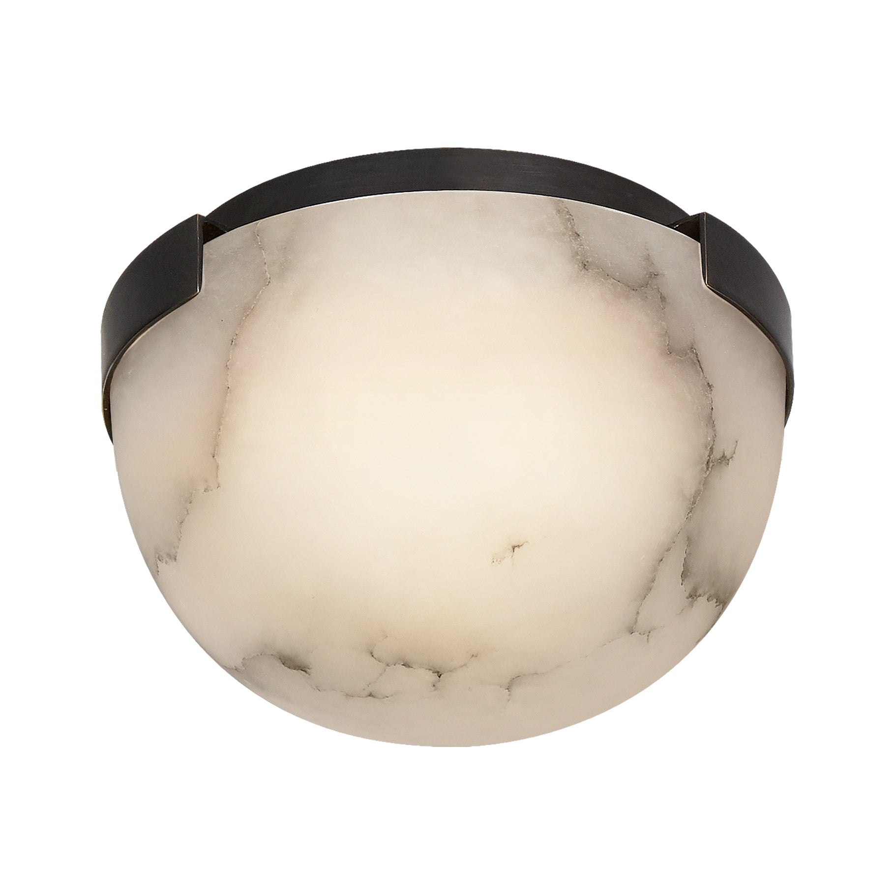 Melange 5" Solitaire Flush Mount LIGHTING - flush mount Visual Comfort Bronze