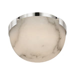 Melange 5" Solitaire Flush Mount LIGHTING - flush mount Visual Comfort Polished Nickel
