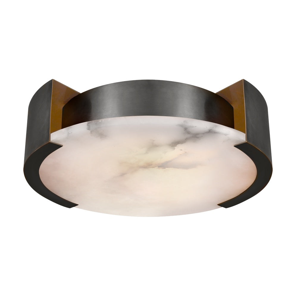 Melange Large Flush Mount LIGHTING - flush mount Visual Comfort - Signature Bronze
