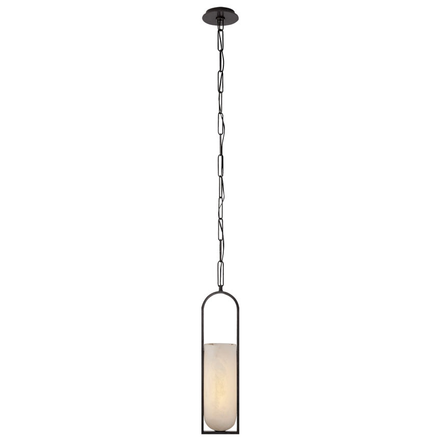Melange Small Elongated Pendant LIGHTING - pendant Visual Comfort - Signature Bronze