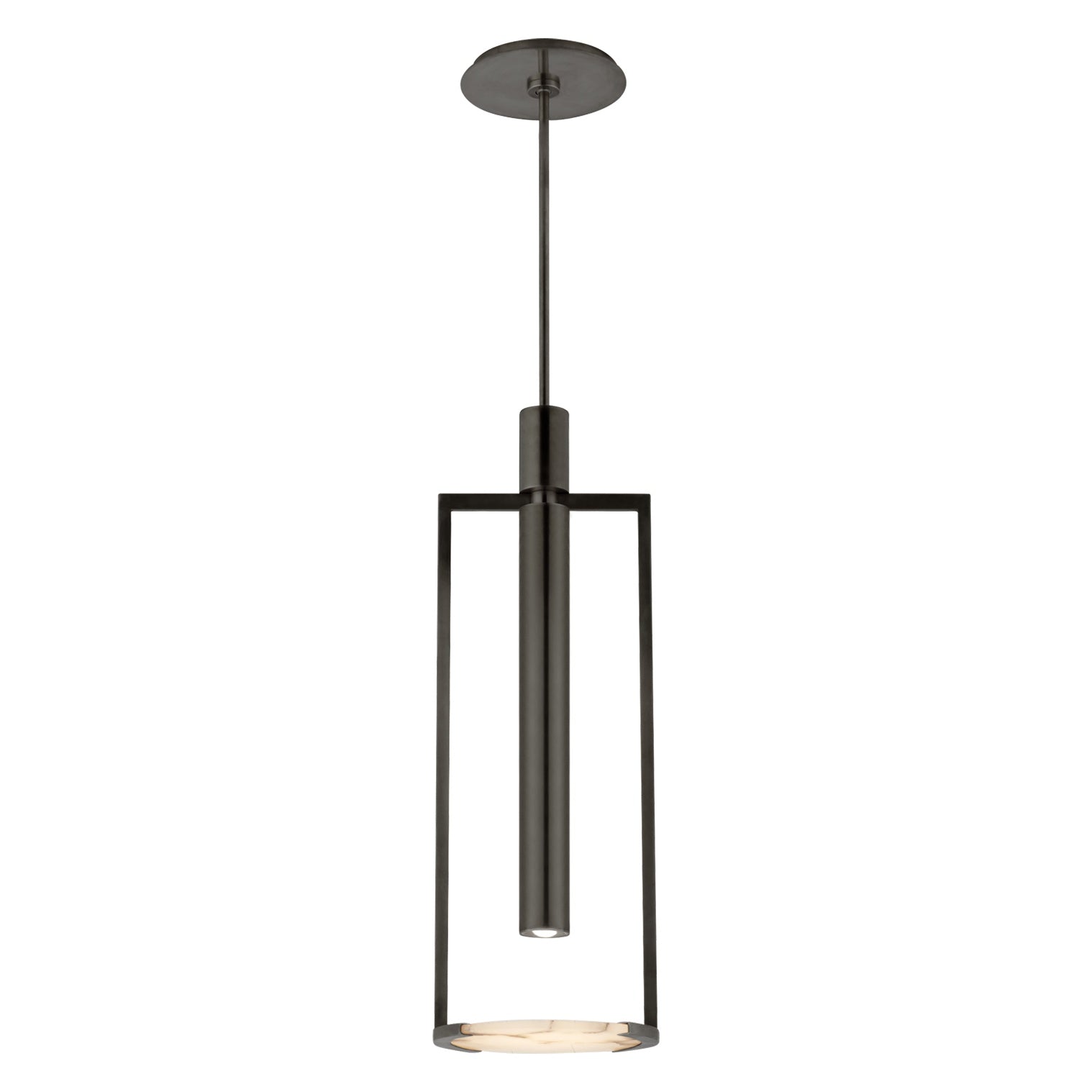 Melange Medium Floating Disc Pendant LIGHTING - pendant Visual Comfort - Signature Bronze
