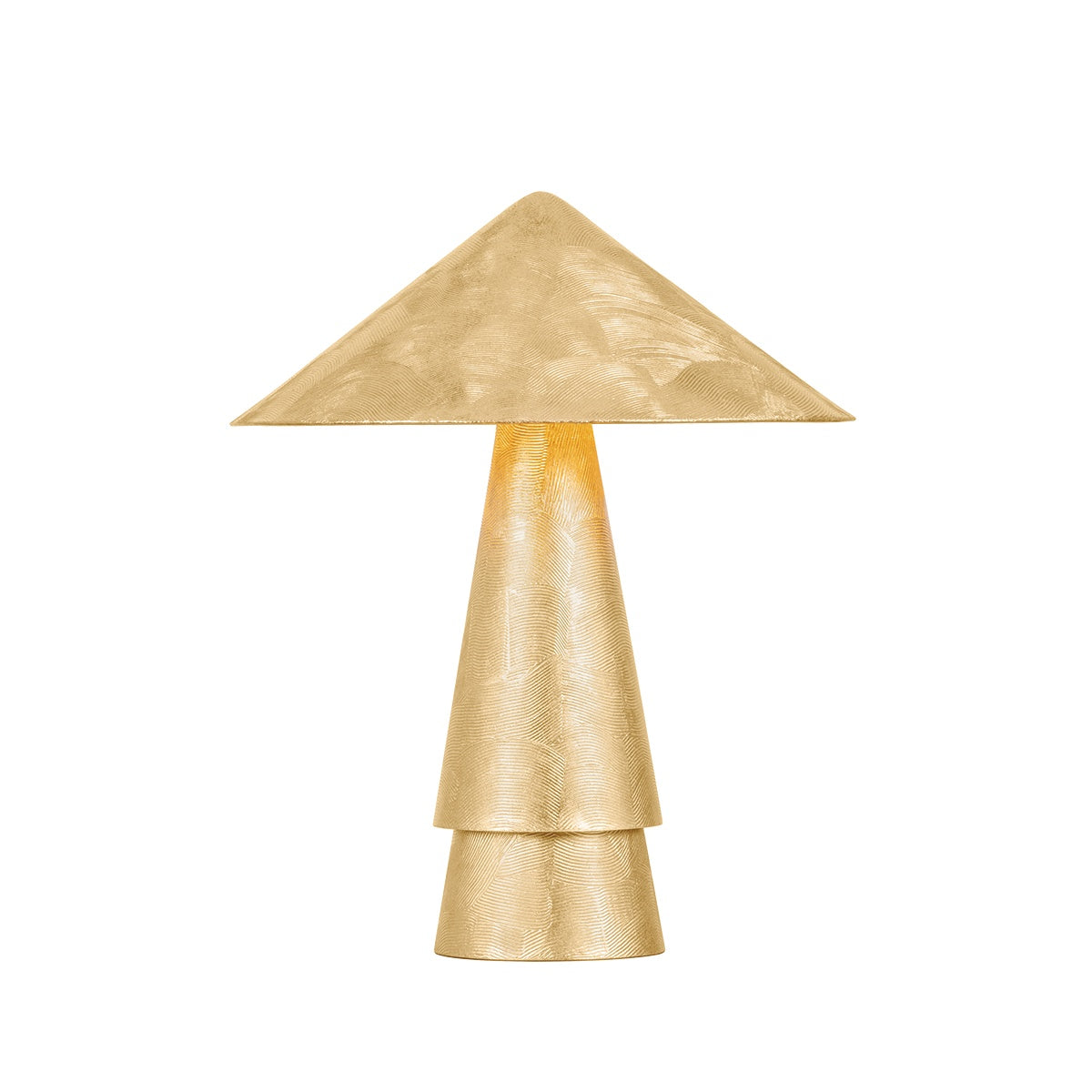 Foxton Table Lamp LIGHTING - Table Lamp Hudson Valley Lighting Vintage Gold Leaf