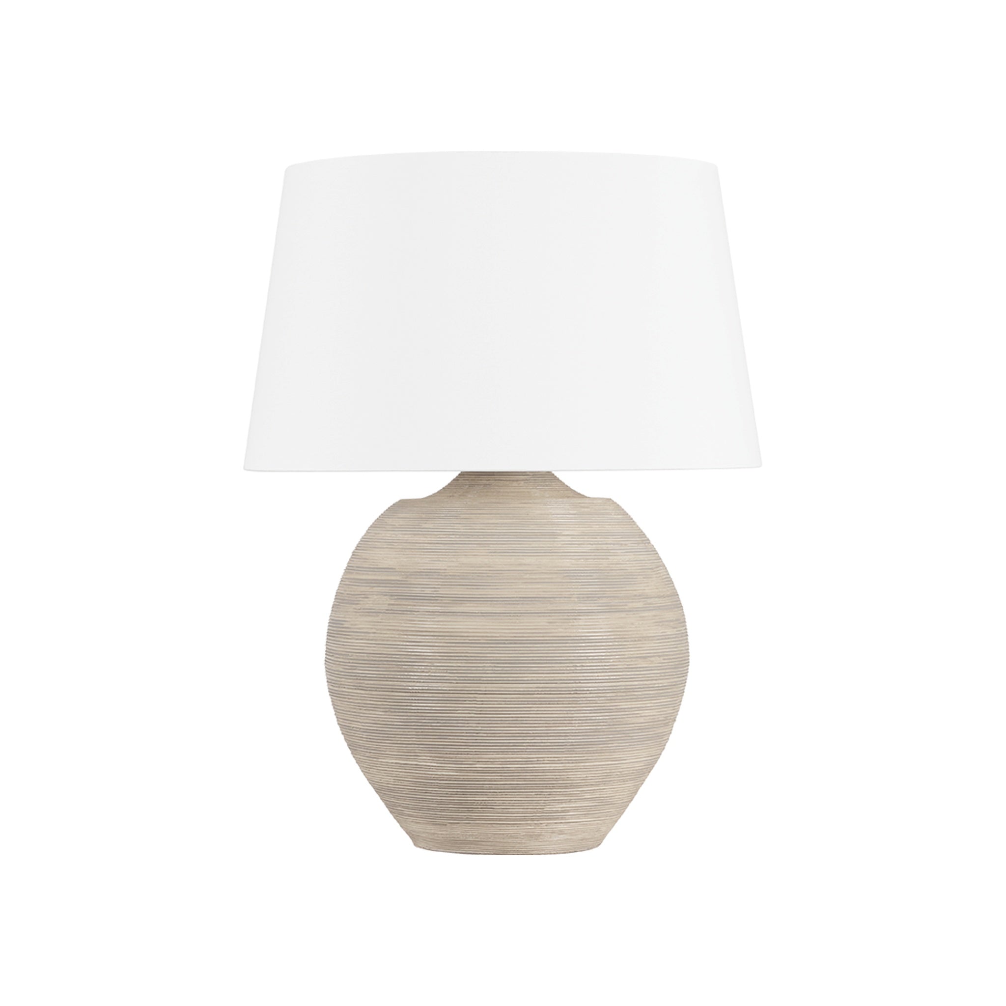 Kitchawan Table Lamp LIGHTING - table lamp Hudson Valley Lighting Aged Brass / Ceramic Artisan Cream