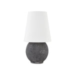 Ulsterville Rechargeable Table Lamp LIGHTING - table lamp Hudson Valley Lighting Aged Brass / Ceramic Greystone