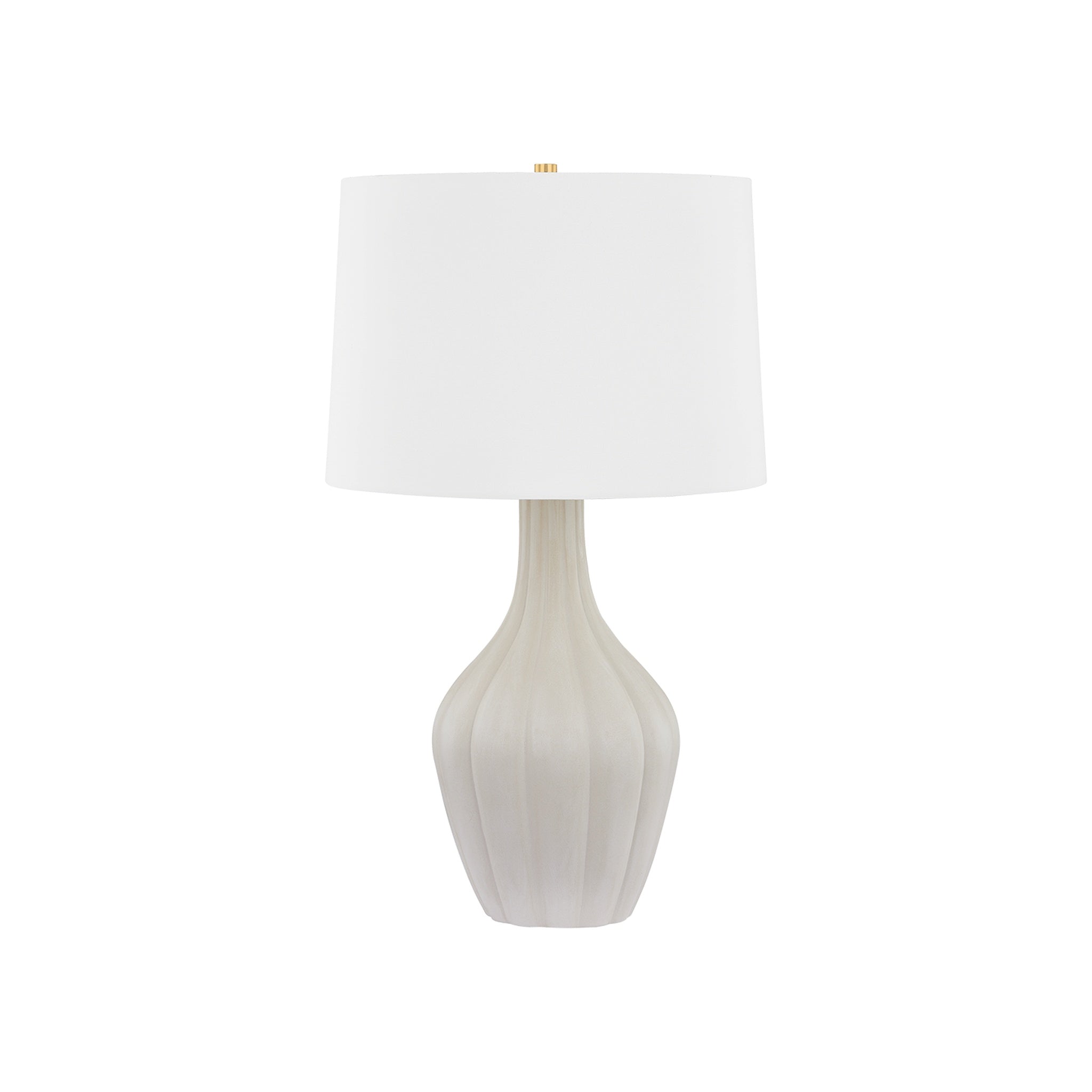 Glendora Table Lamp LIGHTING - table lamp Hudson Valley Lighting Aged Brass