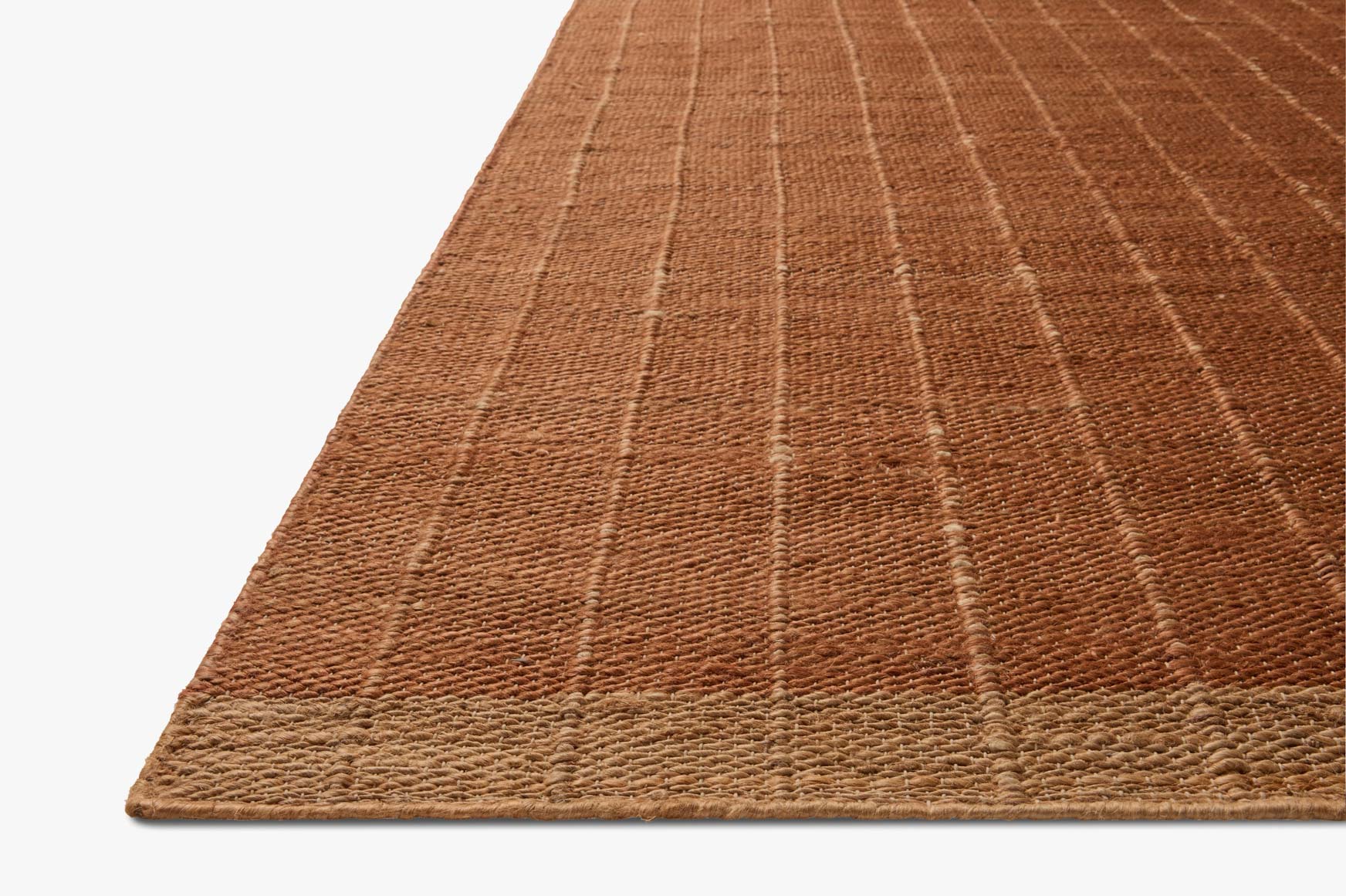 Magnolia Home x Loloi Laken Rust / Natural Rug - Rug & Weave