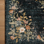 Rifle Paper Co. x Loloi Laurel Navy Sample Rug No.2 RUGS - synthetic Loloi 18" x 18"