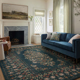 Rifle Paper Co. x Loloi Laurel Navy Rug No.2 RUGS - synthetic Loloi