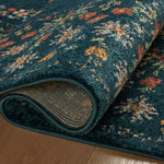 Rifle Paper Co. x Loloi Laurel Navy Sample Rug No.2 RUGS - synthetic Loloi