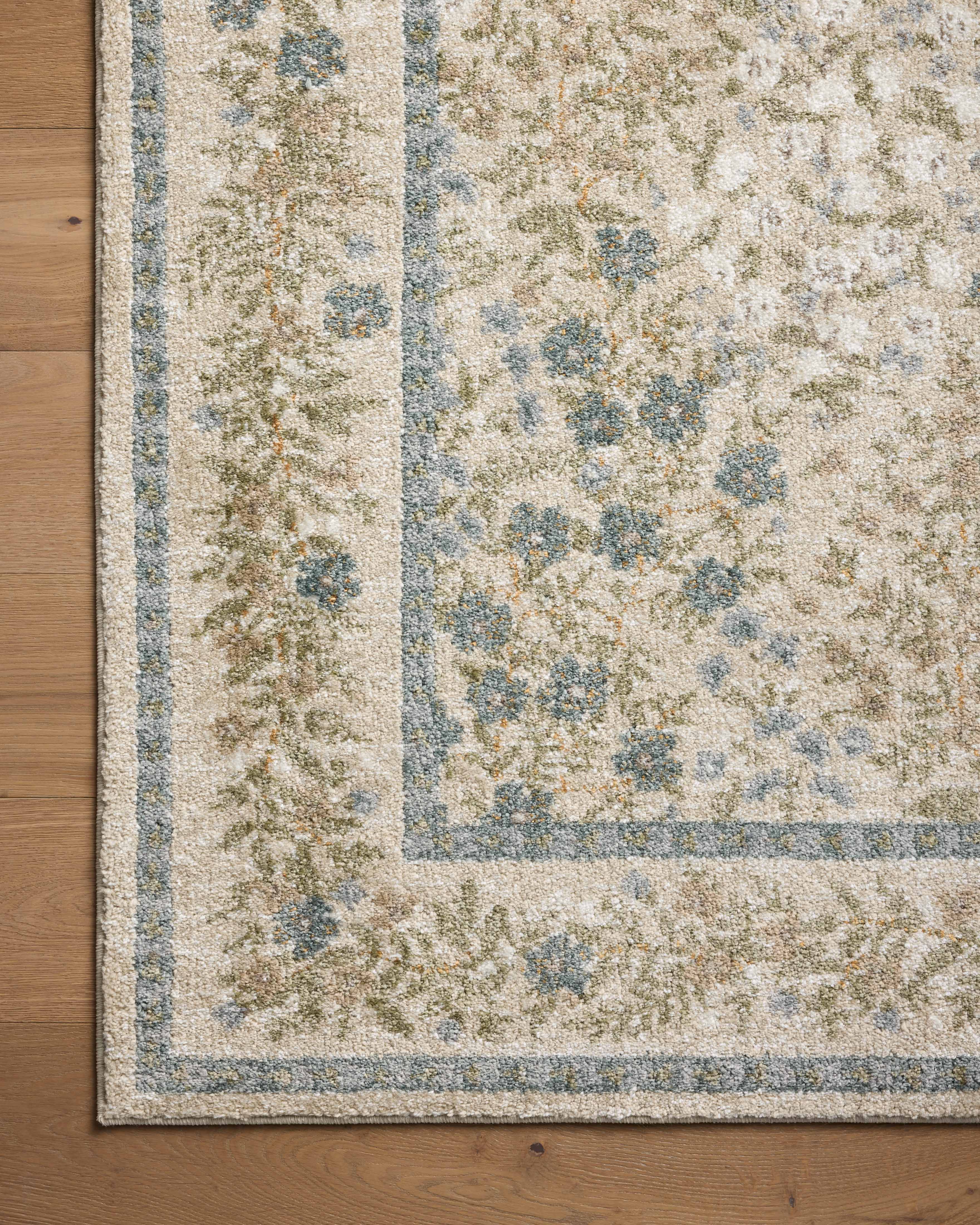 Rifle Paper Co. x Loloi Laurel Wildwood Garden Cream Rug 0-RUGS-patterned Loloi