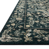 Rifle Paper Co. x Loloi Laurel Navy Sample Rug No.2 RUGS - synthetic Loloi 18" x 18"