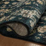 Rifle Paper Co. x Loloi Laurel Navy Rug No.2 RUGS - synthetic Loloi 2'8" x 4'