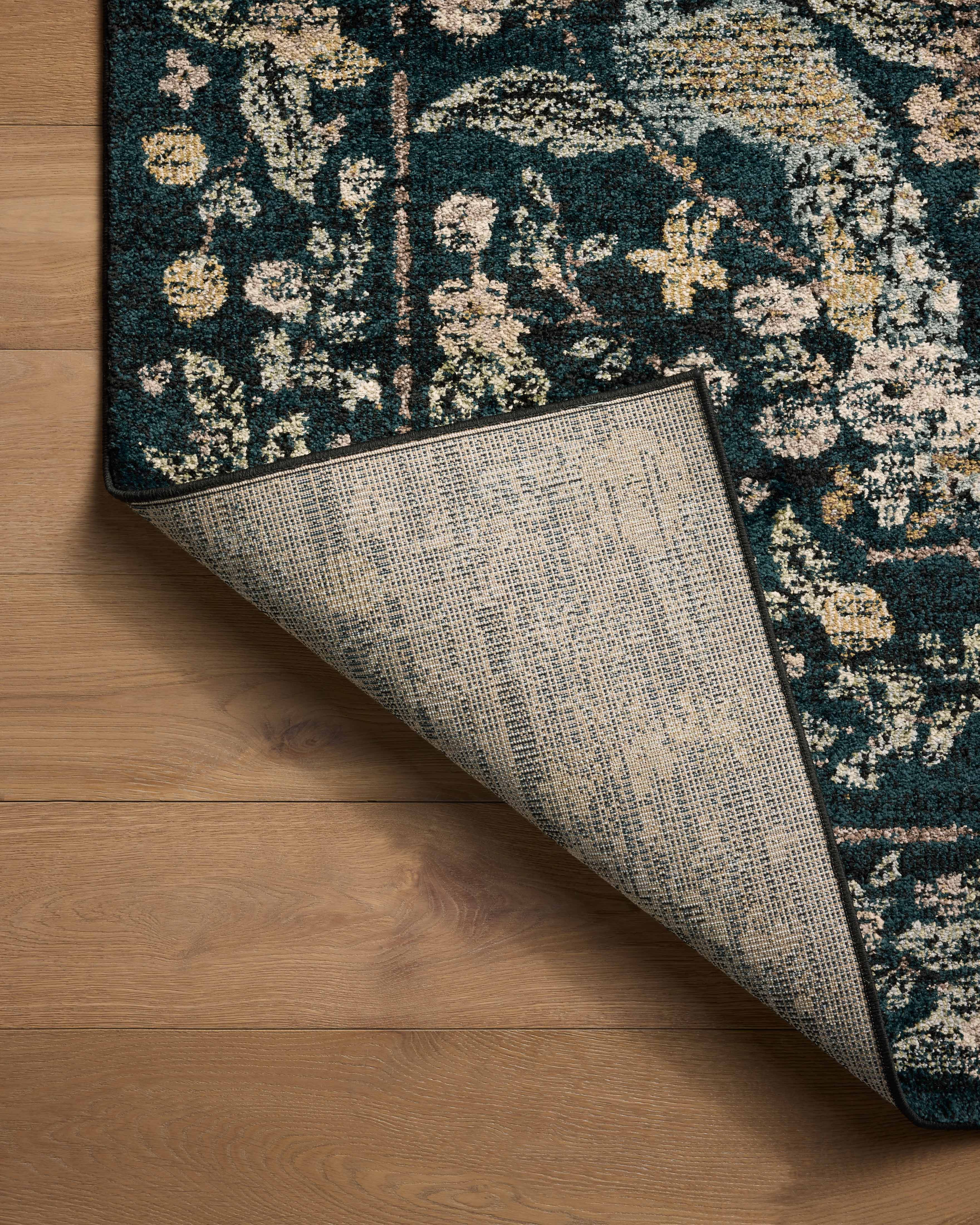Rifle Paper Co. x Loloi Laurel Navy Rug No.2 RUGS - synthetic Loloi 2'8" x 4'