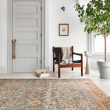 Loloi Layla Ocean / Rust Rug 1-patterned Loloi