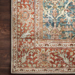 Loloi Layla Ocean / Rust Rug 1-patterned Loloi