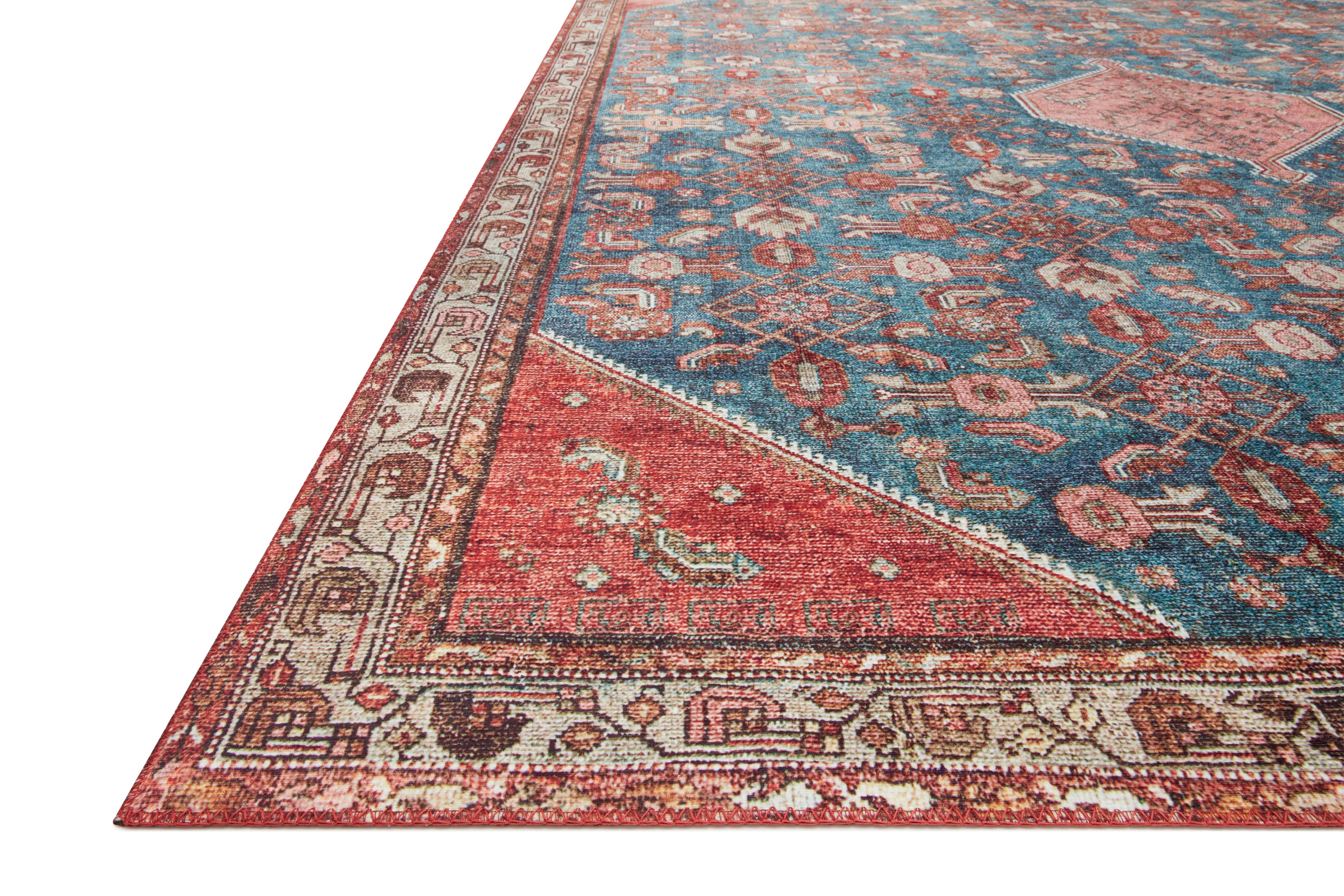 Loloi Layla Marine / Clay Rug RUGS - synthetic Loloi