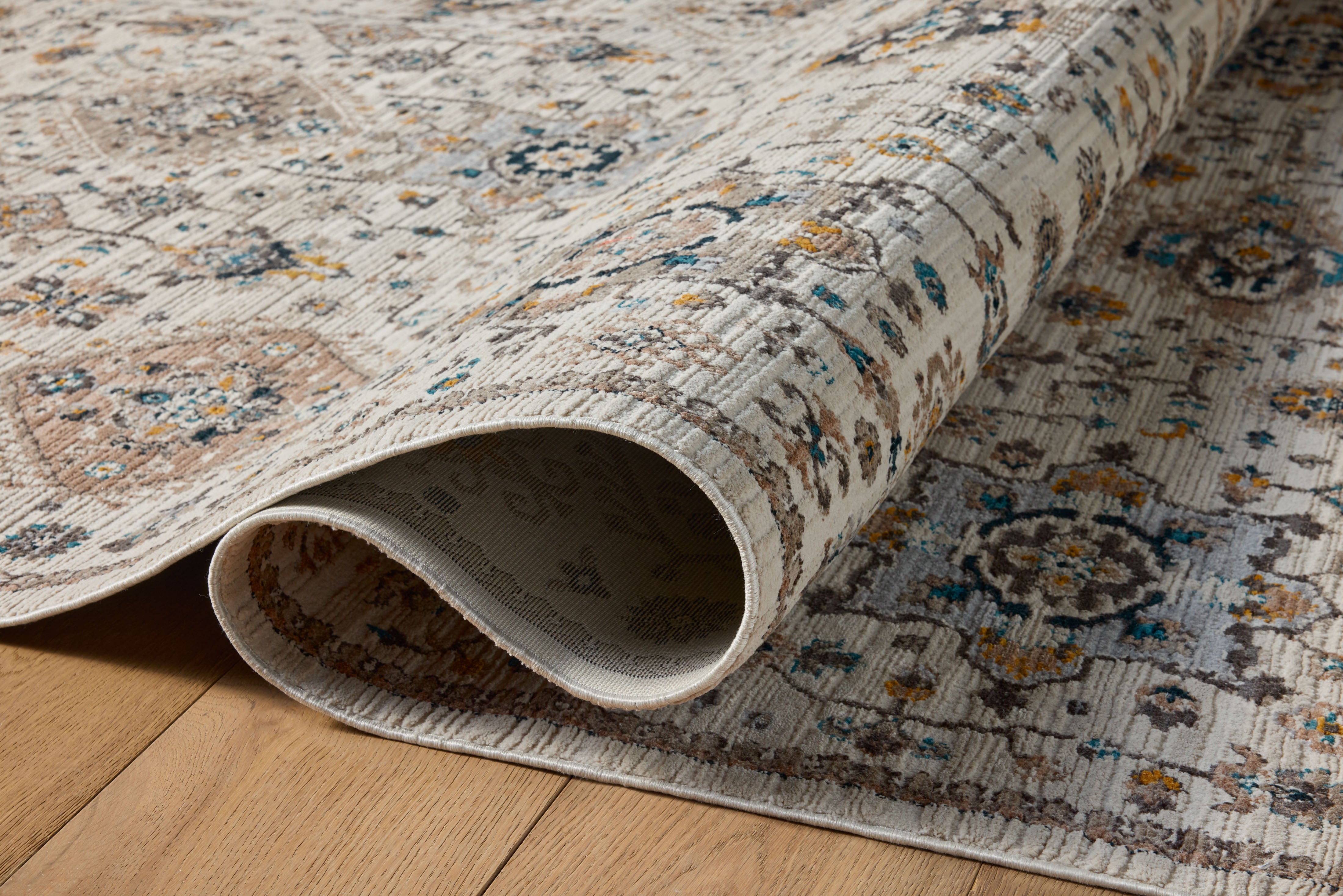 Loloi Leigh Ivory / Taupe Rug RUGS - synthetic Loloi