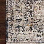 Loloi Leigh Charcoal / Taupe Rug RUGS - synthetic Loloi