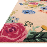 Rifle Paper Co. x Loloi Les Fleurs Blush/Multi Rug RUGS - wool Loloi