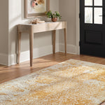 Magnolia Home By Joanna Gaines x Loloi Lindsay Gold / Antique White Rug RUGS - synthetic Loloi