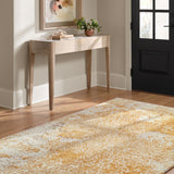 Magnolia Home By Joanna Gaines x Loloi Lindsay Gold / Antique White Rug RUGS - synthetic Loloi