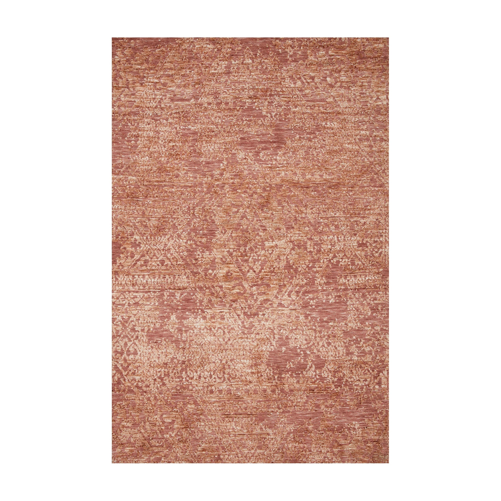 Magnolia Home By Joanna Gaines x Loloi Lindsay Pink / Coral Rug RUGS - synthetic Loloi 18" x 18"
