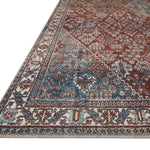 Magnolia Home By Joanna Gaines x Loloi Lenna Brick / Sky Rug RUGS - synthetic Loloi