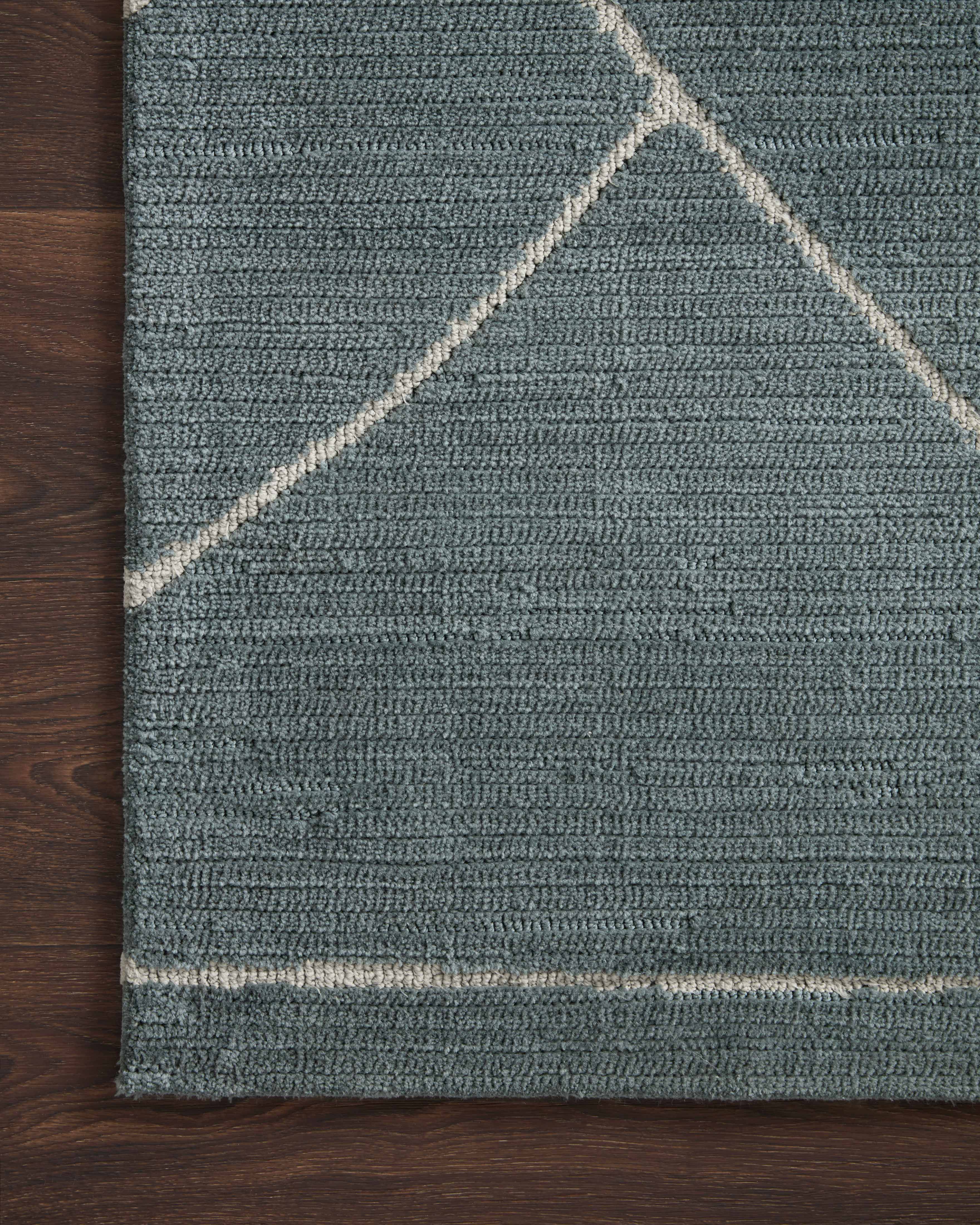 Magnolia Home By Joanna Gaines x Loloi Logan Slate / White Rug RUGS - synthetic Loloi