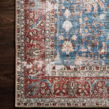 Loloi Loren Blue / Brick Rug RUGS - synthetic Loloi