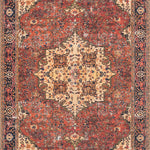 Loloi Loren Red / Navy Rug RUGS - synthetic Loloi