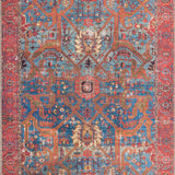 Loloi Loren Blue / Red Rug RUGS - synthetic Loloi