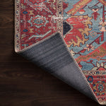Loloi Loren Blue / Red Rug RUGS - synthetic Loloi