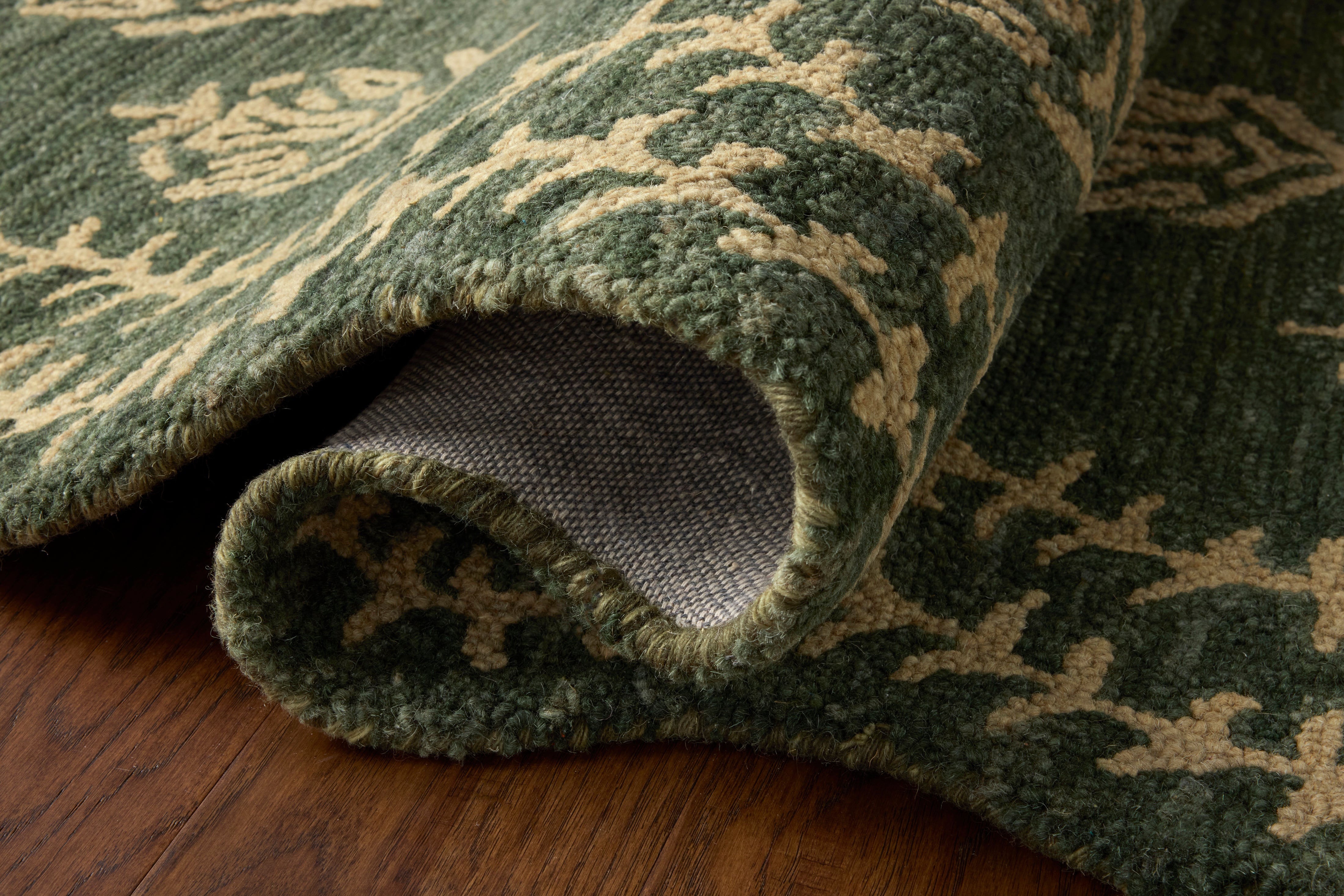 Rifle Paper Co. x Loloi Lisette Forest / Oatmeal Rug RUGS - wool Loloi