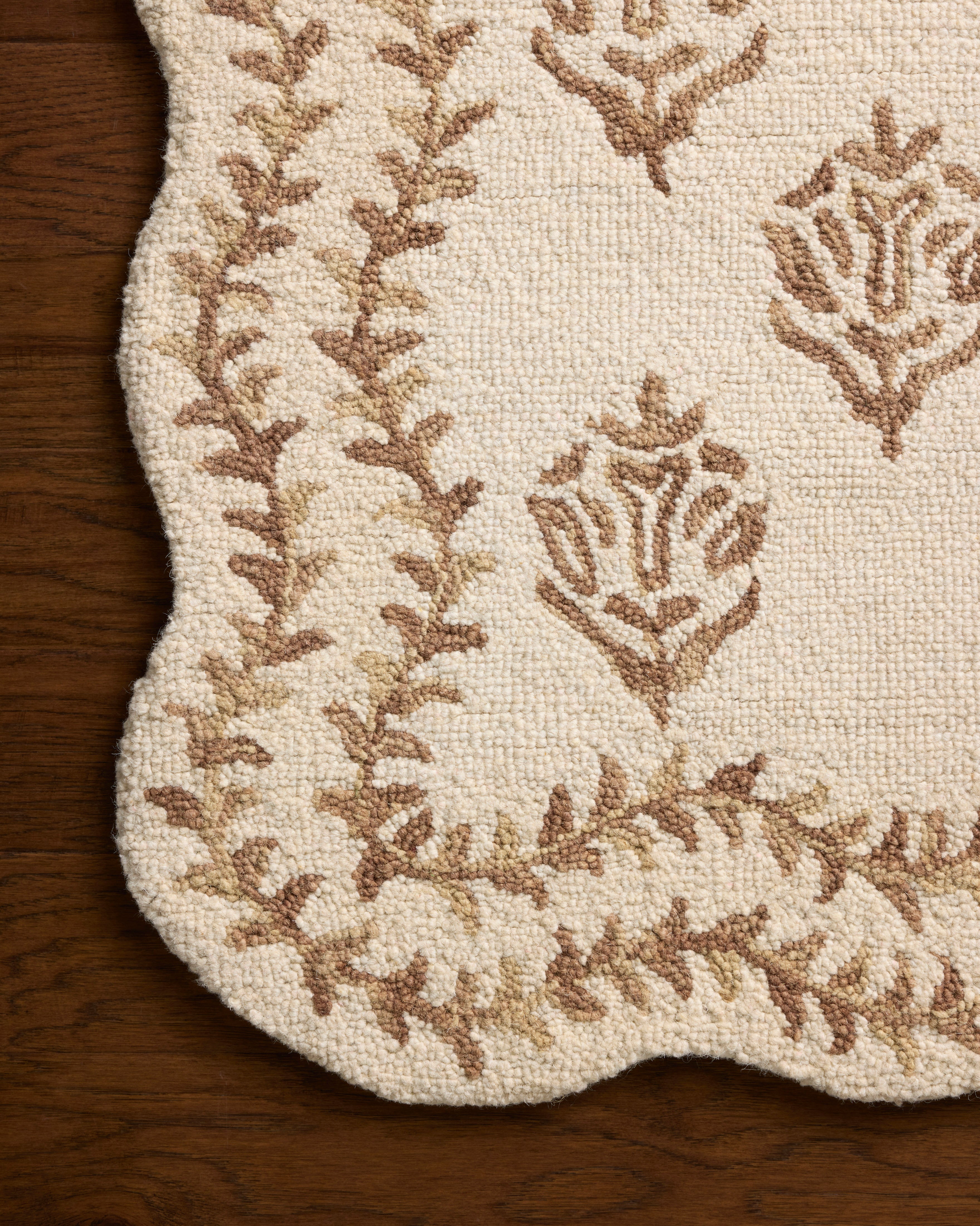 Rifle Paper Co. x Loloi Lisette Ivory / Natural Rug RUGS - wool Loloi