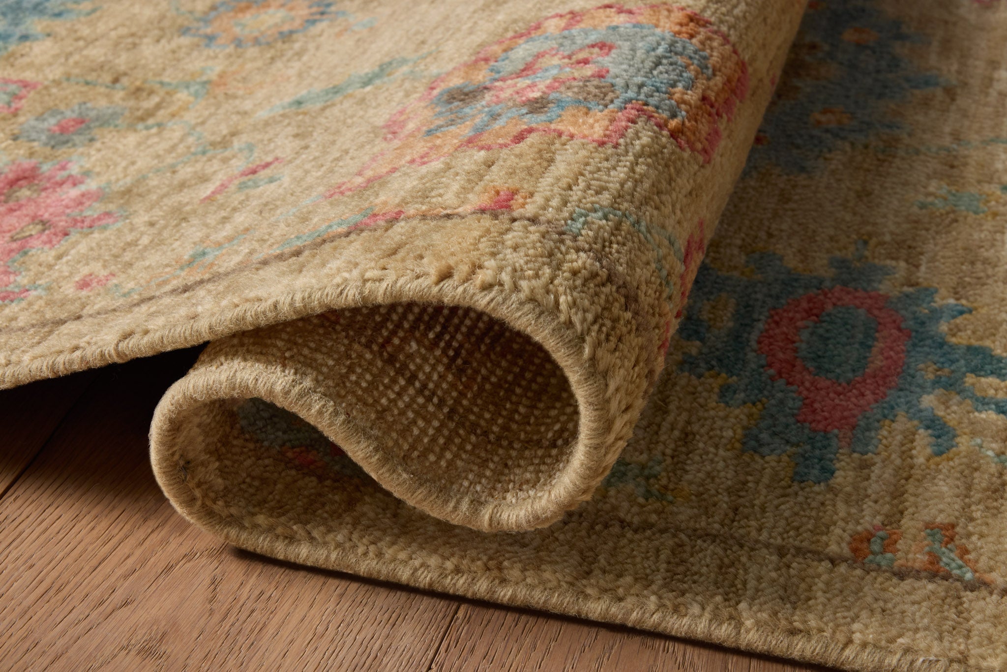 Magnolia Home x Loloi Lucille Khaki / Multi Rug - Rug & Weave