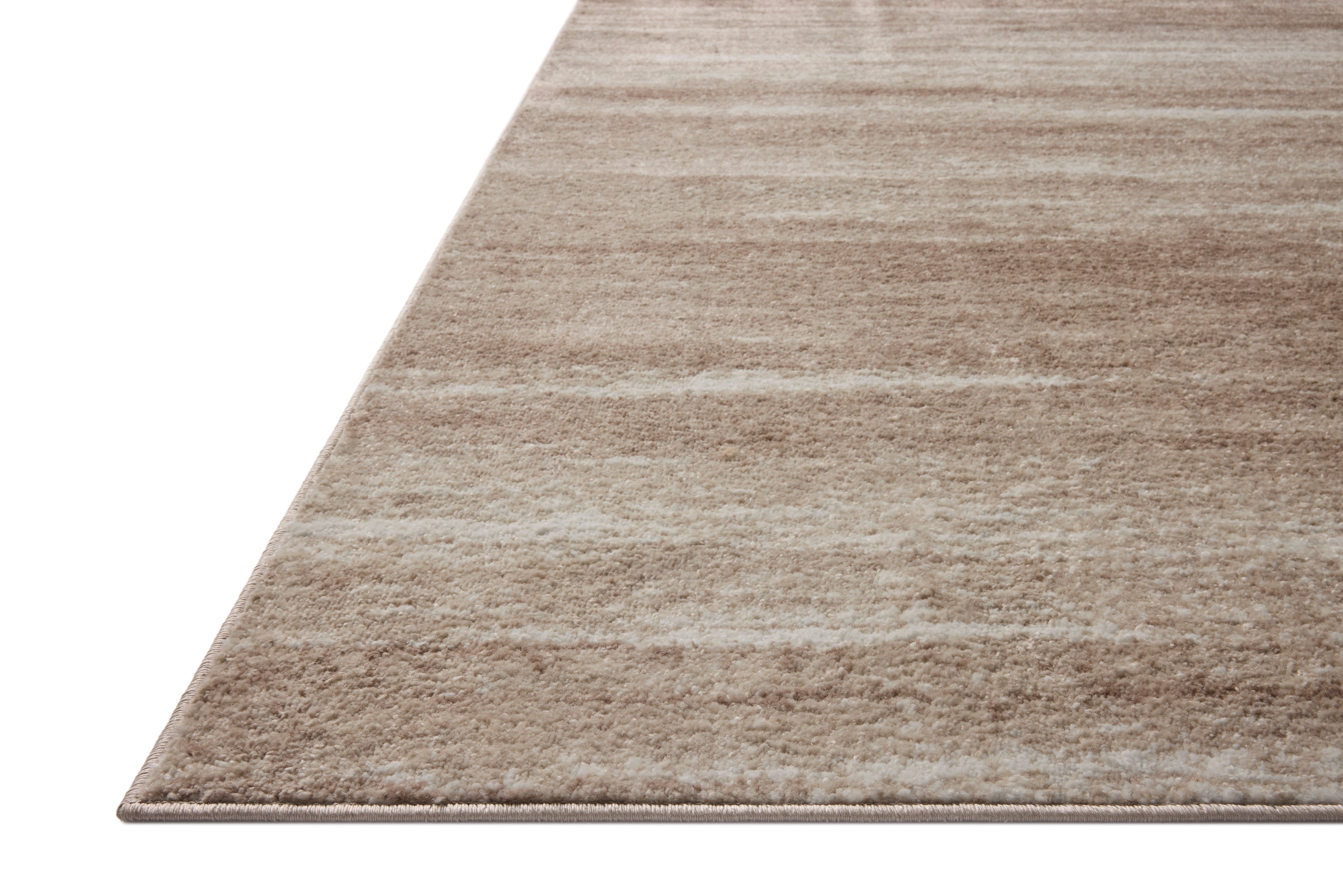 Loloi Lune Mushroom / White Rug - Rug & Weave