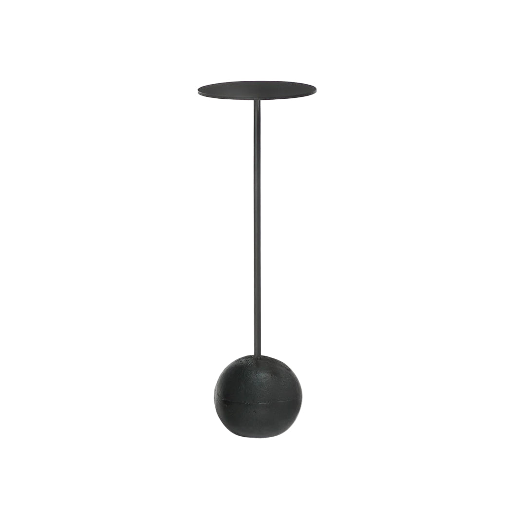 Canton Drink Table FURNITURE - side table Union Home Burnt Oil Finish Pointed