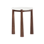 Carven Side Table FURNITURE - side table Union Home Brown/White Marble