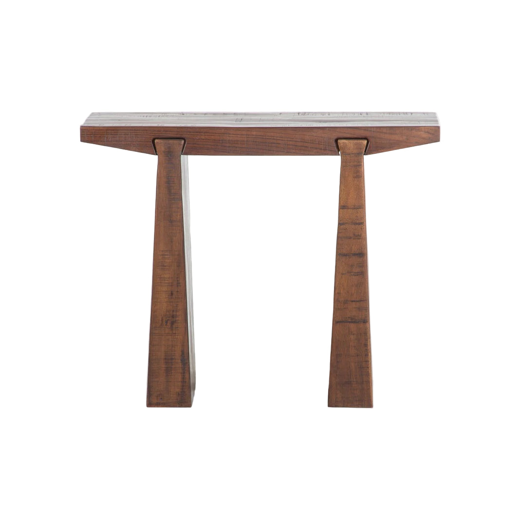 Keyline Reclaimed Wood Side Table FURNITURE - side table Union Home