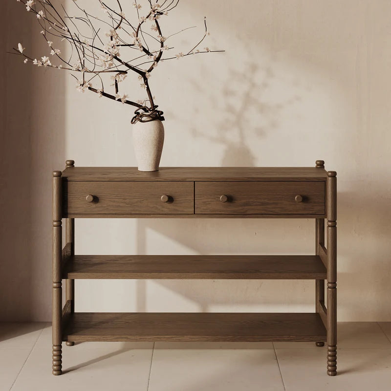 Mylie Oak Console Table FURNITURE - console table Union Home
